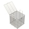 Anysizebasket Rectangular Wire Mesh Basket: 12Lx12Wx12H, 304 SS, 1/4 Rod Frame, Hinged Lid W/ Latch, Mesh: 2x.063 TMT-120120120-Q02S - alternate 1